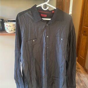Black Button-Up Shirt